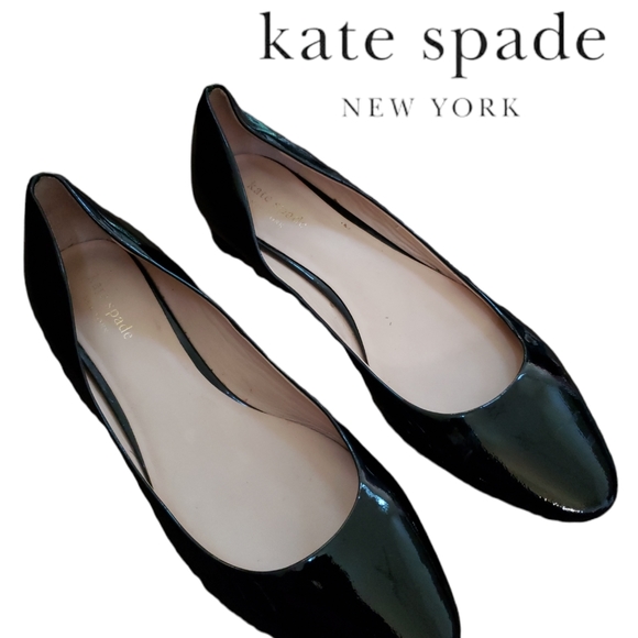 kate spade Shoes - Kate Spade Fallyn Black Patent Leather Shoes 8.5M